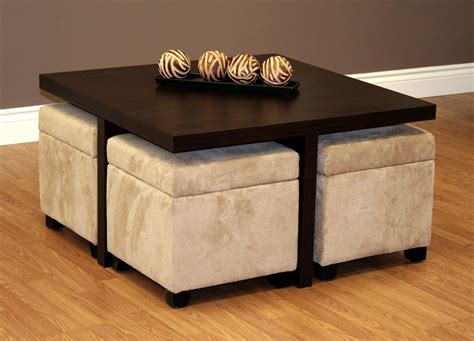 Coffee table with ottomans underneath. 12 Coffee Table With Footstools Underneath Images