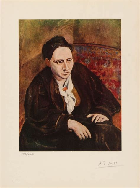 Pablo Picasso Signed Gertrude Stein Le 1175x145 Original Lithograph