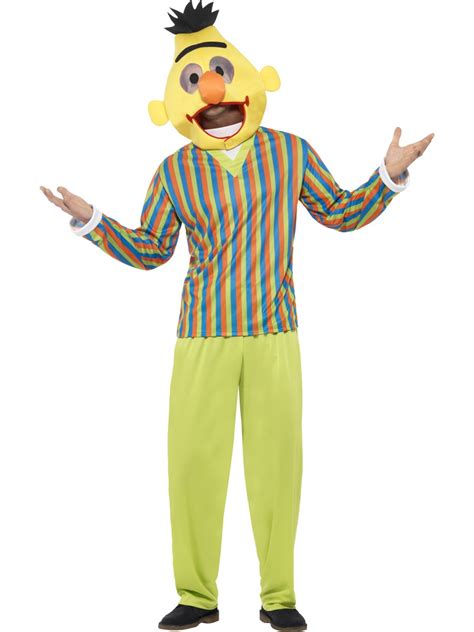 Adult Sesame Street Bert Costume 38353 Fancy Dress Ball