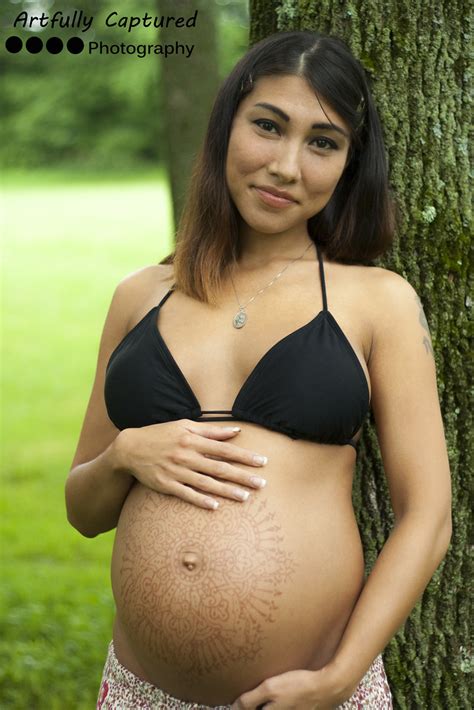 Gina Maternity Fresh Henna On Pregnant Mom Artfully Captured Flickr