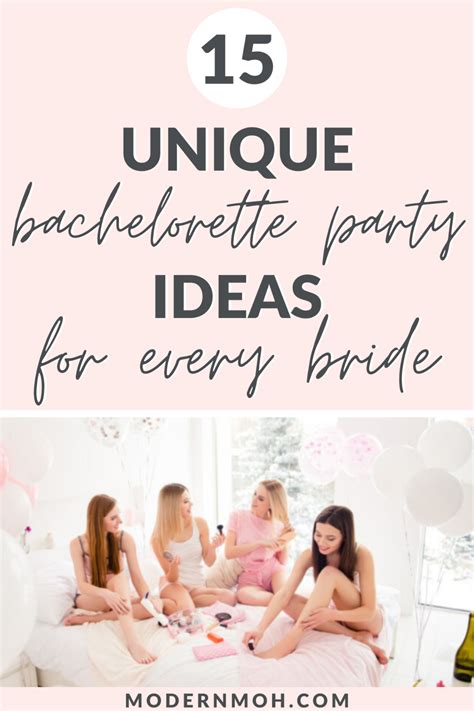 24 Bachelorette Party Ideas For The Unconventional Bride Bachelorette