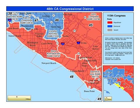 california 48th congressional district dana rohrabacher r district