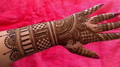 Indian Full Bridal Mehndi Design