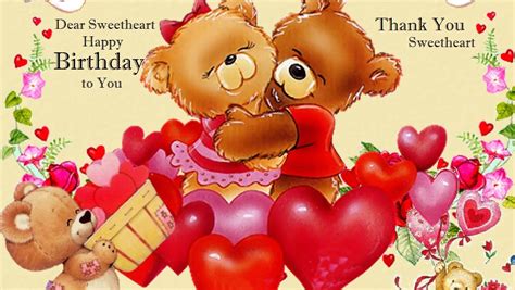 Dear Sweetheart Happy Birthday To You Pictures Photos And Images For
