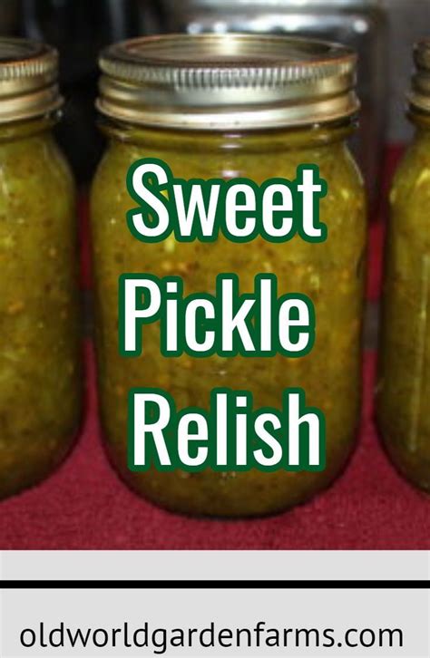 Sweet Relish Recipe Canning Artofit
