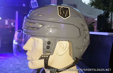 It was a lot of fun to work on and now i'm a lifelong fan the vegas golden knights. Golden Knights Grey Helmet | Chris Creamer's SportsLogos ...