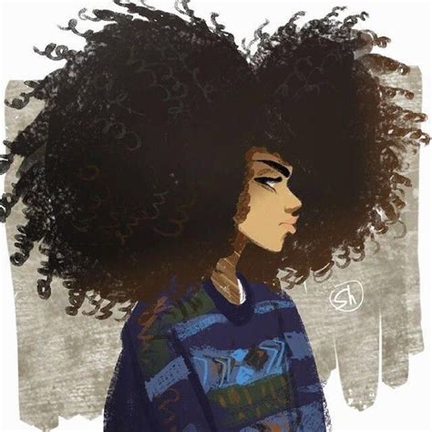 Natural Hair Art Black Girl Art Natural Hair Art Afro Art