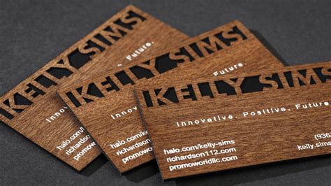 Custom Wood Business Cards Wood Business Card Printing