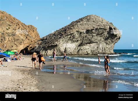 Playa De Monsul Cabo De Gata Almeria Spain Stock Photo Alamy