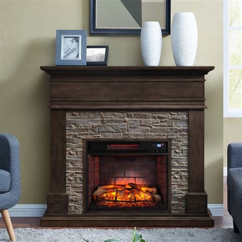 Faux Fireplace Tv Stand Perangkat Sekolah