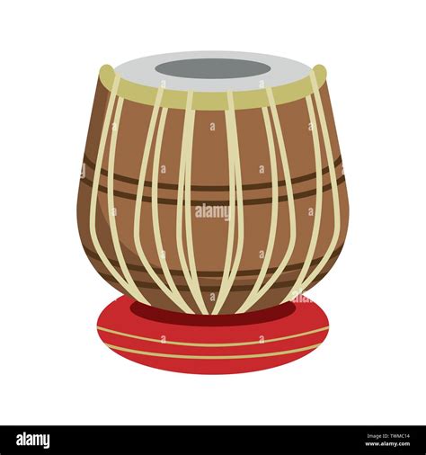 Indian Drum Table Music Instrument Stock Vector Image And Art Alamy