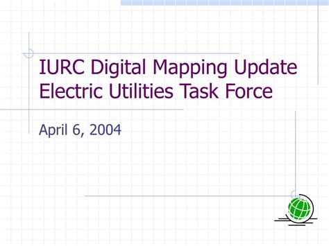 Ppt Iurc Digital Mapping Update Electric Utilities Task Force