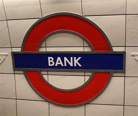 Bank Underground Station Modern Roundel Bowroaduk Flickr