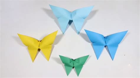 Handmade Origami Butterfly Process Video Tutorial Paper 312