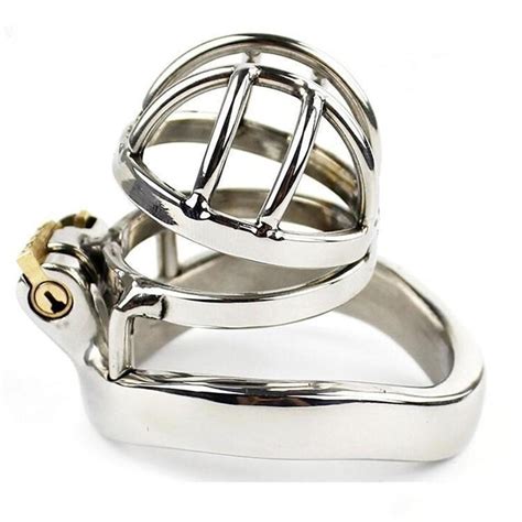 Chastity Belt Male Male Chastity Stainless Steel Ball Stretcher Sex Ring For Men Male Chastity