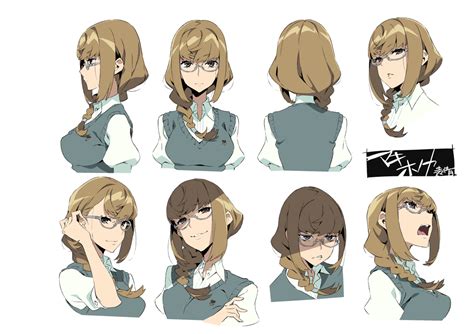 Kurokite Kiznaiver Character Head Profile Anime Reference Sheets Character Settei