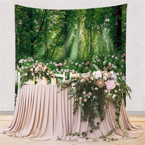 Allenjoy 10x10ft Photography Backdrops Wedding Party Spring Green