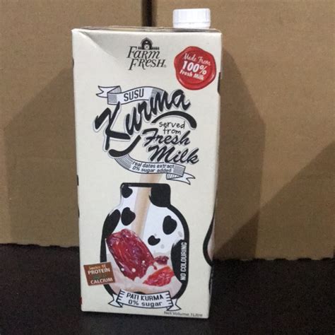 Tentunya kedua jenis susu antara susu segar dan susu uht memiliki perbedaan yang sangat signifikan dari cara penyimpanan dan suhunya. READY STOCK SUSU FARM FRESH UHT KURMA 1L | Shopee Malaysia