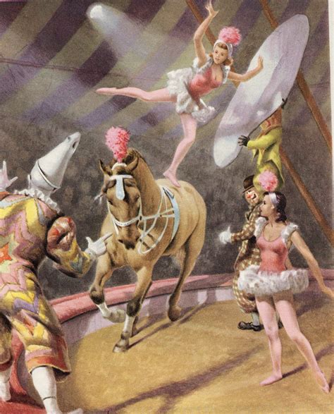 Circus Retro Illustration Vintage Circus Circus Art
