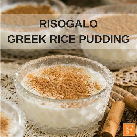 Risogalo Greek Rice Pudding Recipe Converted For Your Thermomix