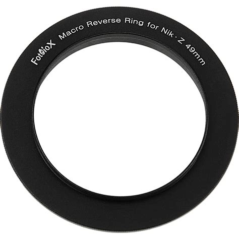 Fotodiox Macro Reverse Ring For Nikon Z 49mm 49 Nkz Bandh Photo