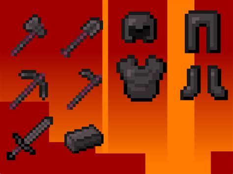 Minecraft Netherite Armor And Tools
