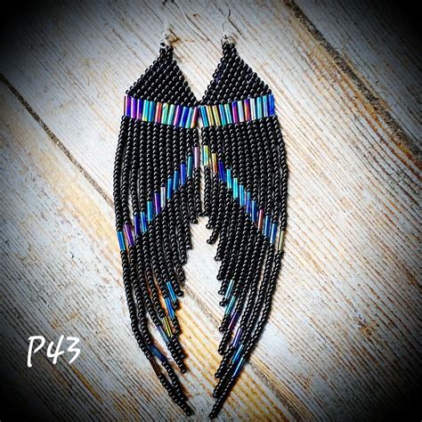 Pin by Nadascolleen on seed bead fringe Earrings | Fringe earrings, Beaded fringe, Seed beads