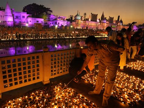 Residents Across India Celebrate Diwali With Festivities And Dazzling