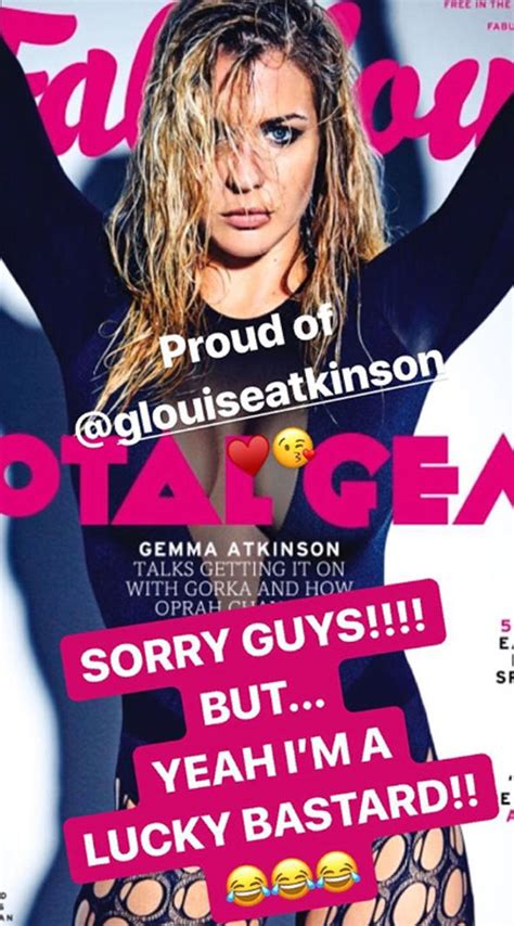 Gemma Atkinson Instagram Strictly Star Quickly Hides Cleavage After Flashing Assets Celebrity