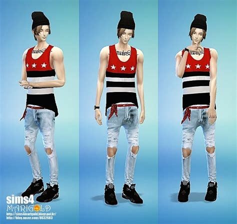 Scarf Belt Sagging Pants At Marigold Sims Updates