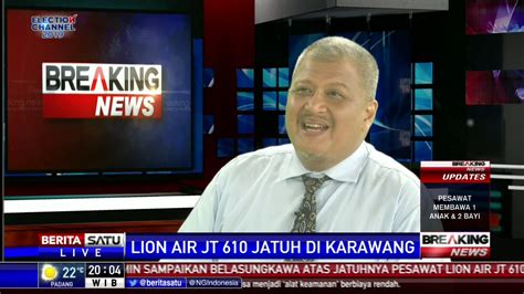 ^ lion air jatuh, bamsoet minta pemerintah perketat izin penerbangan lion air falls, bamsoet asks government to tighten flight permits. Dialog: Lion Air JT-610 Jatuh di Karawang # 2 - YouTube