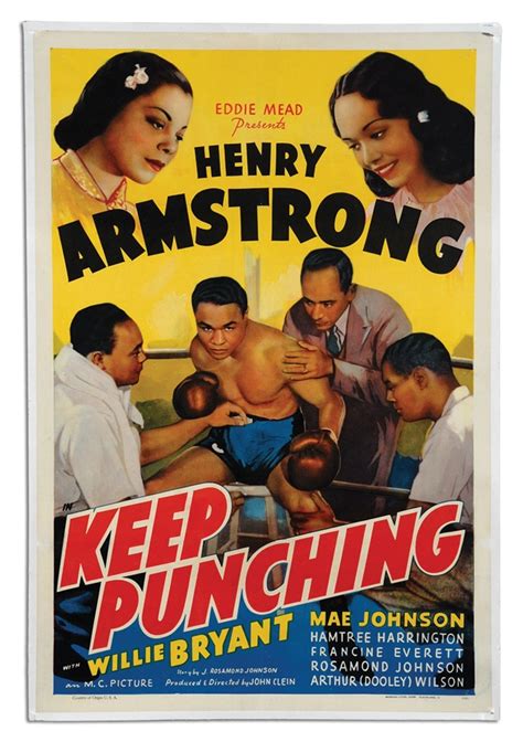 Henry Armstrong Keep Punching Movie Poster