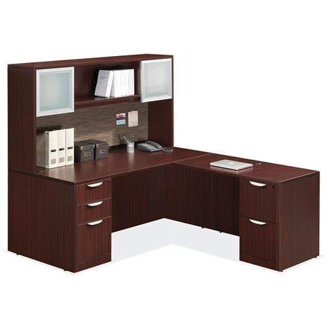 We encourage our customers to first shop in‑stock products—other orders may have unpredictable delivery dates. Laminate L-Shaped Desk with Hutch - 8 colors! - McAleer's ...