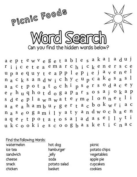 Free Printable Word Searches Activity Shelter