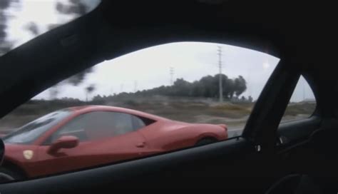 Ferrari Drag Races Supercharged M Sleeper Trolling Follows