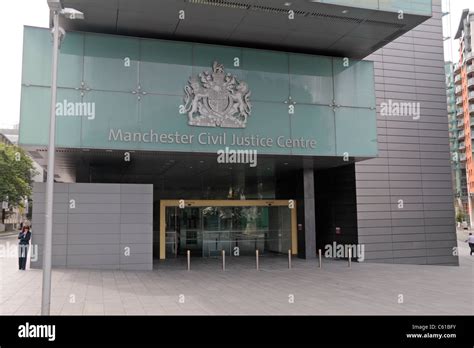 The Main Entrance To Manchester Civil Justice Centre Manchester