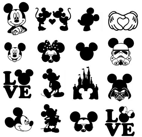 Free Free 61 Svg Mickey And Friends Silhouette SVG PNG EPS DXF File