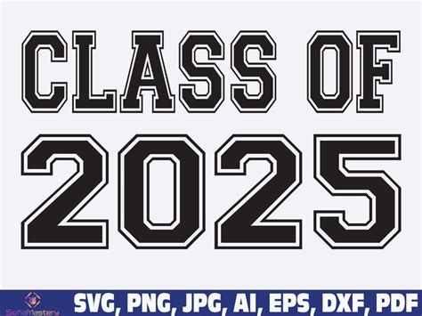 Class Of 2025 Svg Class Of 2025 Seniors 2025 Svg Png Etsy Jersey