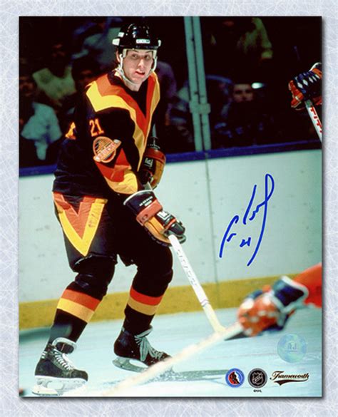 Cam Neely Vancouver Canucks Autographed Rookie 8x10 Photo Nhl Auctions