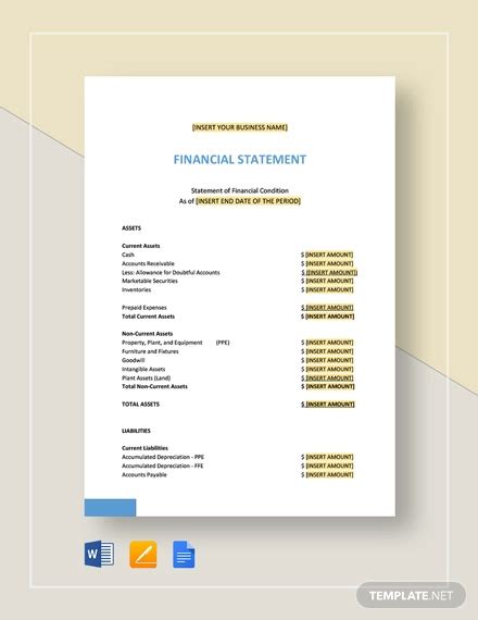 All the text are totally editable to accommodate the information that needs to be included. 35+ Financial Statement Examples [ Annual, Small Business ...