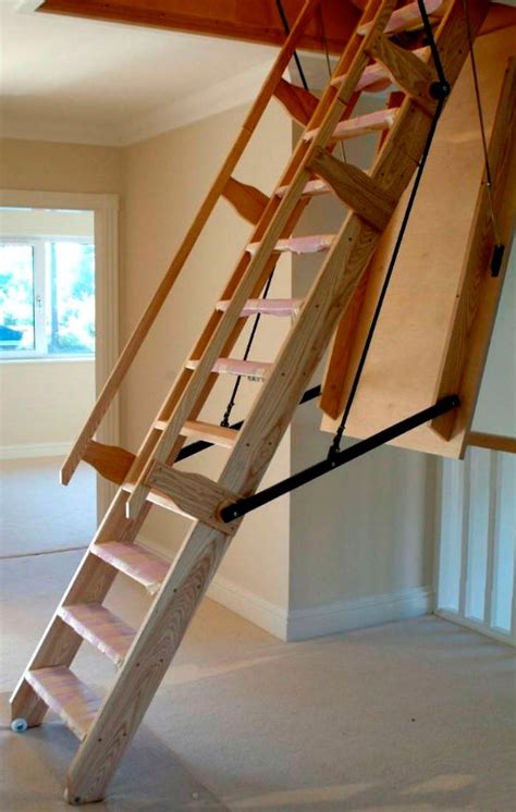 Folding Ladder To The Attic Is The Best Choice For Space Saving