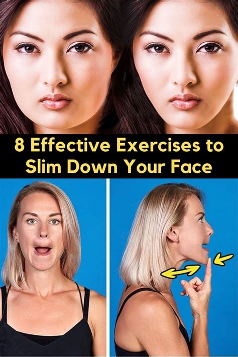 8 Effective Exercises To Slim Down Your Face How To Slim Down Face