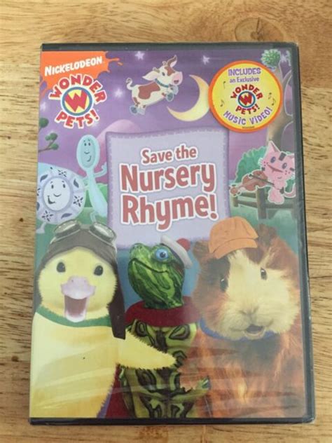 Wonder Pets Save The Nursery Rhyme Dvd 2008 Sensormatic Packaging