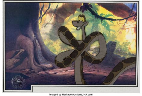 The Jungle Book Kaa Production Cel (Walt Disney, 1967). | Jungle book