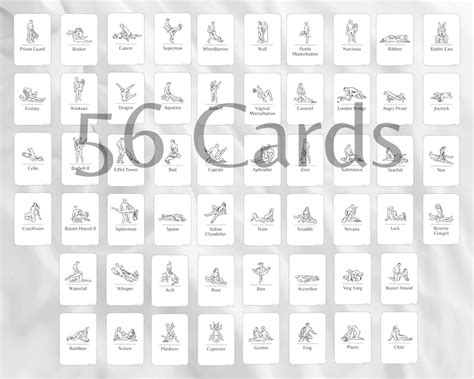 Printable Sex Cards With Sex Positions Sex Game Gift For Etsy UK