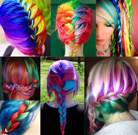 Beautiful Rainbow Hair Pictures Photos And Images For