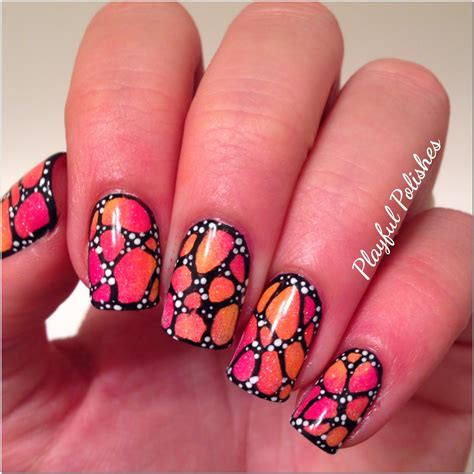 ★21 colors press on nails for choice, please choose what you want. Playful Polishes: BUTTERFLY NAIL ART