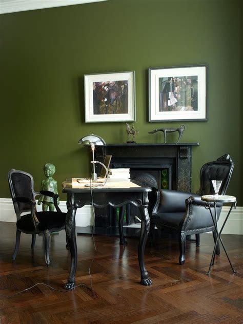 Image Result For Olive Green Wall Paint Home Green Rooms Living