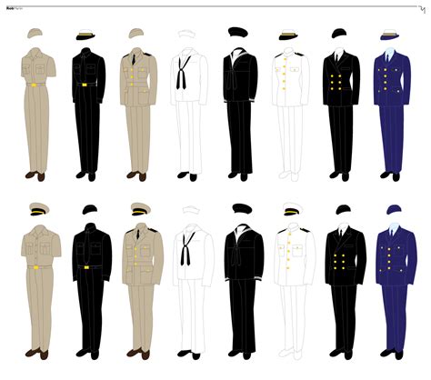 Naval Uniform Template By Master At Arms On Deviantart
