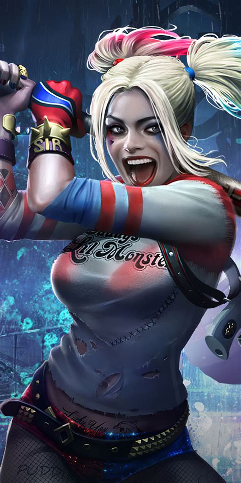 1080x2160 Harley Quinn And Deadshot Injustice 2 Mobile One
